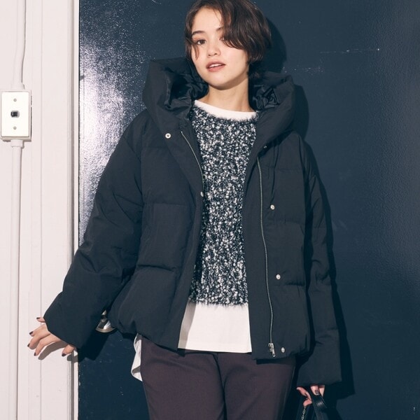 コムサイズム（COMME CA ISM）/フーデッドショートダウン