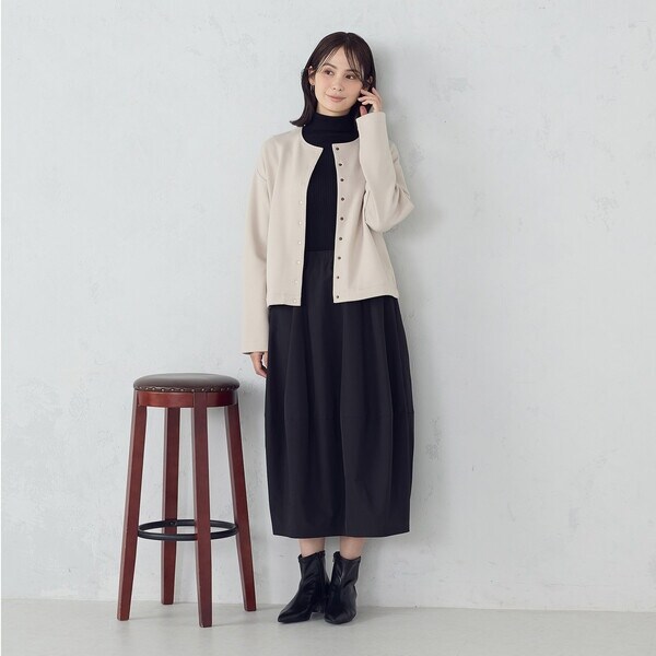 コムサイズム（COMME CA ISM）/ポインテッドトゥ ショートストレッチブーツ_2