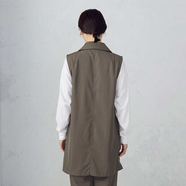 コムサイズム（COMME CA ISM）/【セットアップ対応】ポリエステルツイル　ロングジレ_16