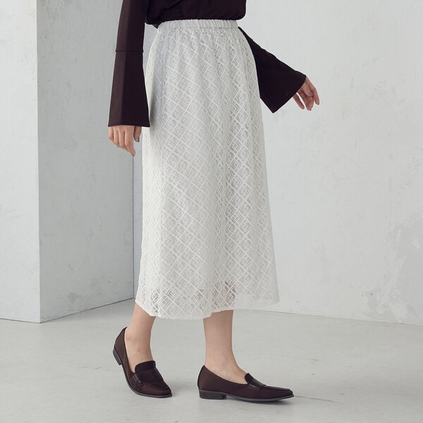 コムサイズム（COMME CA ISM）/2WAY Iラインレーススカート