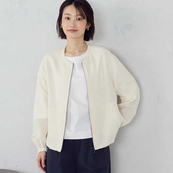 コムサイズム（COMME CA ISM）/メッシュ ブルゾン