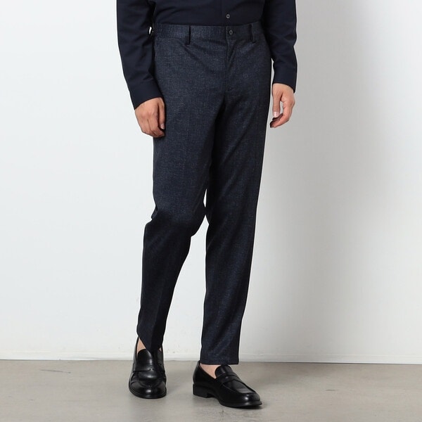 コムサイズム（COMME CA ISM）/【セットアップ対応】デニムライクプリント ジャージー パンツ