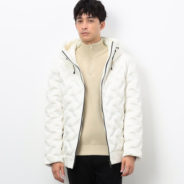 コムサイズム（COMME CA ISM）/シームレスダウン フード ブルゾン