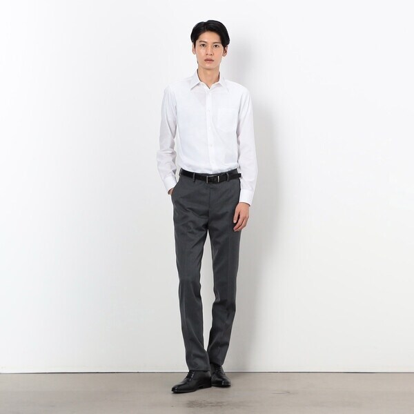 コムサイズム（COMME CA ISM）/【セットアップ対応】ポリエステル ウール ギャバ パンツ_2