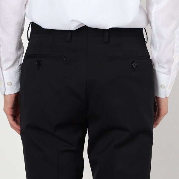 コムサイズム（COMME CA ISM）/【セットアップ対応】ポリエステル ウール ギャバ パンツ_12