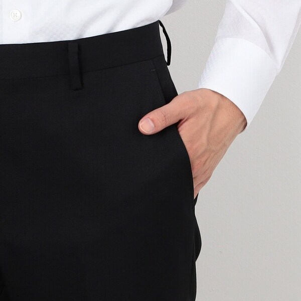 コムサイズム（COMME CA ISM）/【セットアップ対応】ポリエステル ウール ギャバ パンツ_13