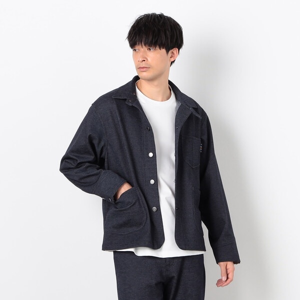 コムサイズム（COMME CA ISM）/デニムライクストレッチ カバーオール