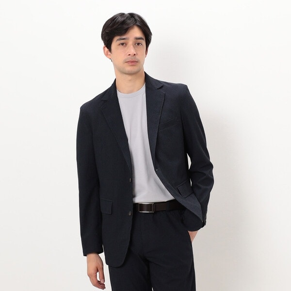 コムサイズム（COMME CA ISM）/【セットアップ対応】3Dエアートリコット ジャケット