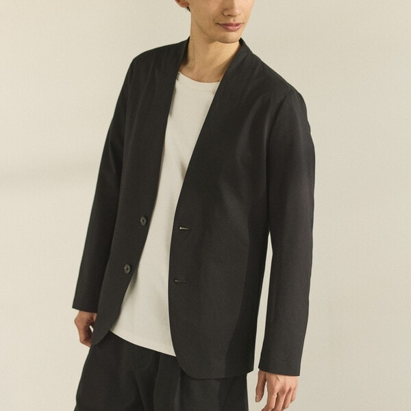コムサイズム（COMME CA ISM）/MADE IN JAPAN カネマサ莫大小（株）× COMME CA ISM ノーカラージャケット