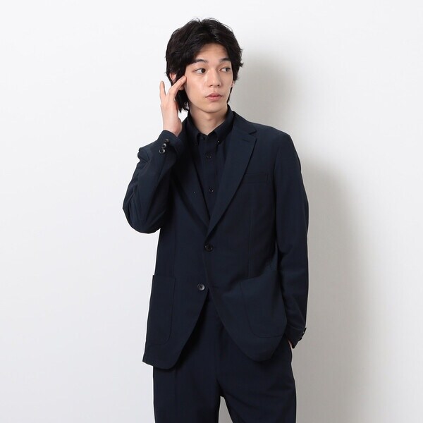 コムサイズム（COMME CA ISM）/【セットアップ対応】シアサッカージャケット