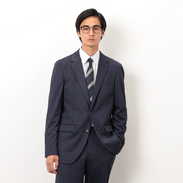 コムサイズム（COMME CA ISM）/【セットアップ対応】デニムライクプリントジャージー ジャケット