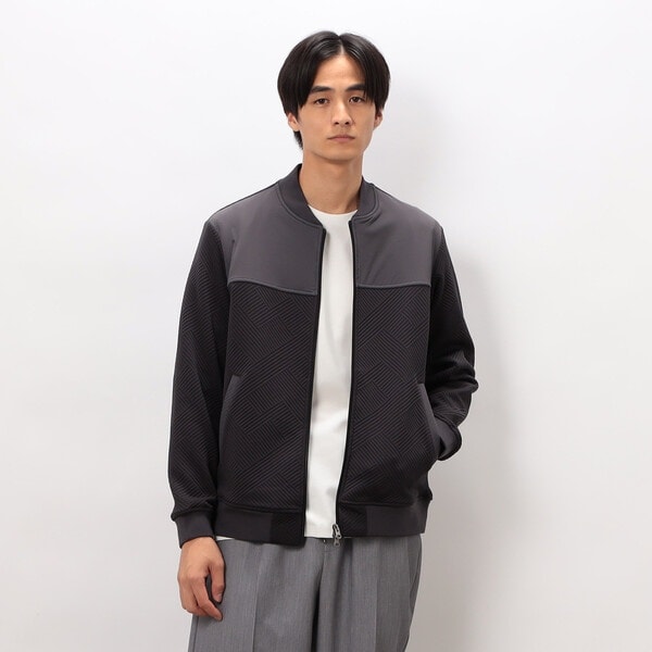 コムサイズム（COMME CA ISM）/リンクスジャカードダンボール MA−1 ブルゾン_1