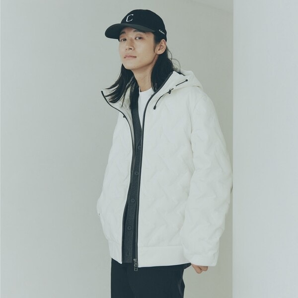 コムサイズム（COMME CA ISM）/シームレスダウン フード ブルゾン