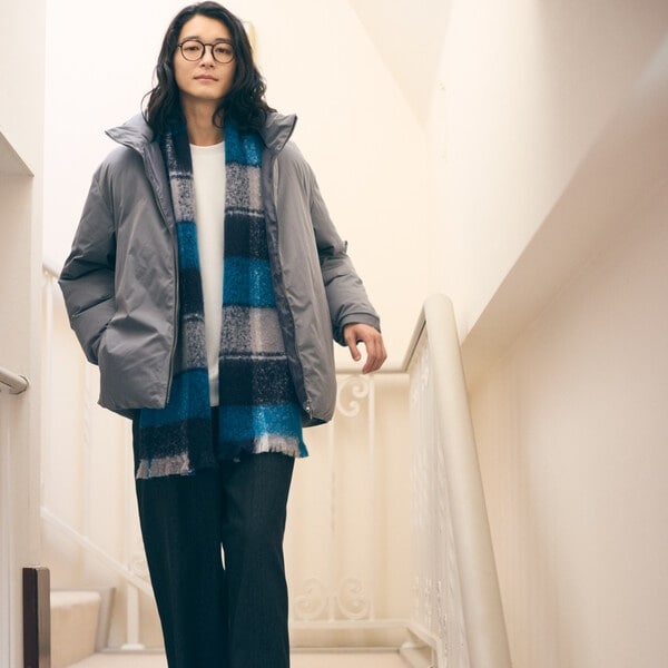 コムサイズム（COMME CA ISM）/ポリエステル タッサー 機能中綿 スタンドカラーブルゾン