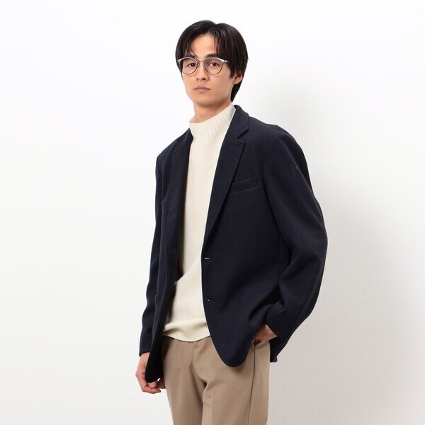 コムサイズム（COMME CA ISM）/【セットアップ対応】ジャージー ツイード テーラードジャケット