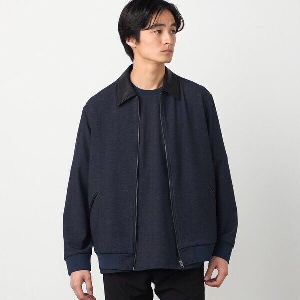 コムサイズム（COMME CA ISM）/デニムライクストレッチ ジップアップブルゾン_10