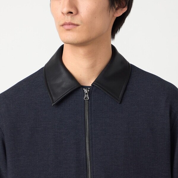 コムサイズム（COMME CA ISM）/デニムライクストレッチ ジップアップブルゾン_15