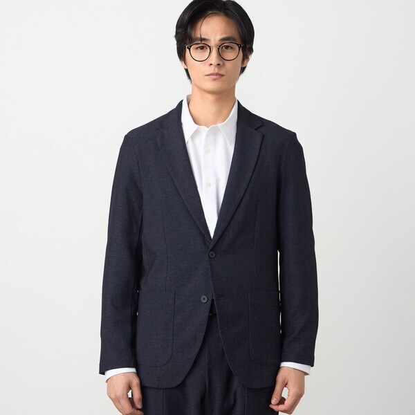 コムサイズム（COMME CA ISM）/【セットアップ対応】デニムライクストレッチ テーラードジャケット_12