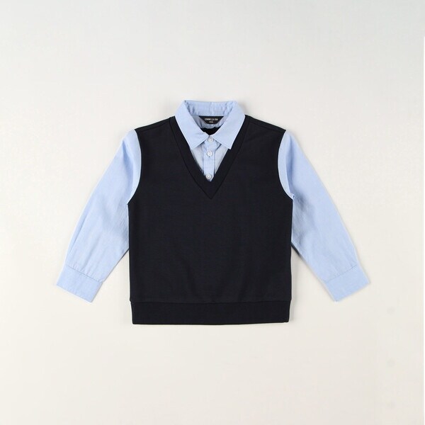 コムサイズム（COMME CA ISM）/フェイクレイヤードシャツ(140−160cm)の通販は 5,427円