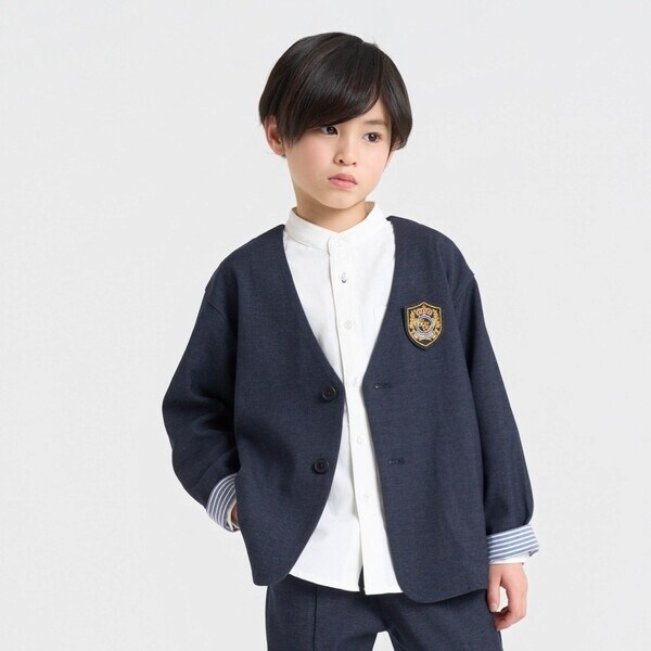 コムサイズム（COMME CA ISM）/【雑誌掲載商品】ノーカラージャケットセットアップスーツ(110−130cm)_5