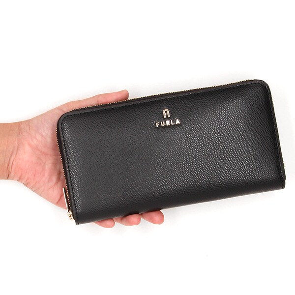 【未使用】FURLA 　CAMELIA　ジップアラウンド長財布　ブラック ジップアラウンド XL NERO Furla Camelia | Furla JP