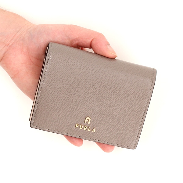 財布 PRADA プラダ 二つ折り 財布 ec-22727 ライトブルー 美品 サフィアーノ