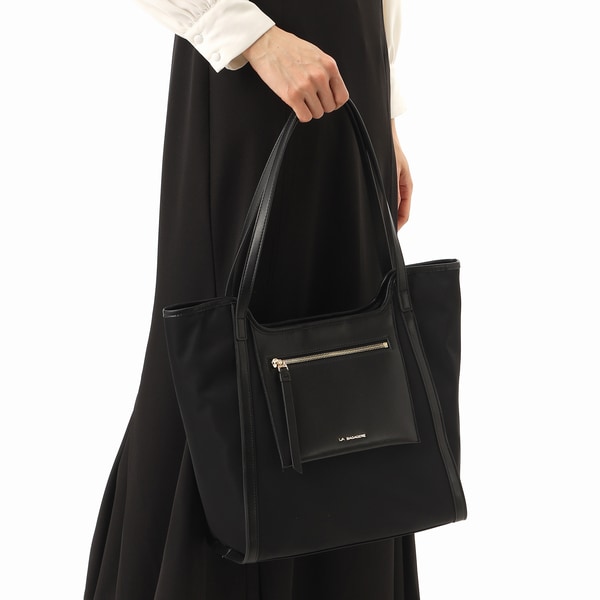 ラ バガジェリー/リサイクルレザー　フラップA4トート