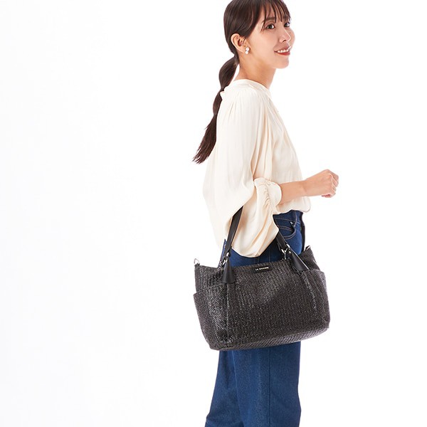 ラ バガジェリー（LA BAGAGERIE）/つまみハンドル　サマー2wayトートバッグの通販は