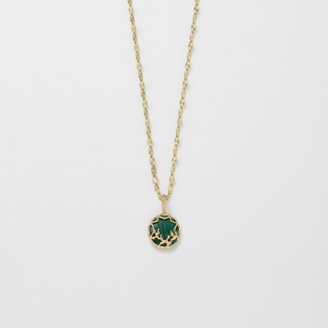 agete K10 エメラルド チャーム ペンダント agete K10 エメラルド チャーム ペンダント アガット（agete）/K10チャーム