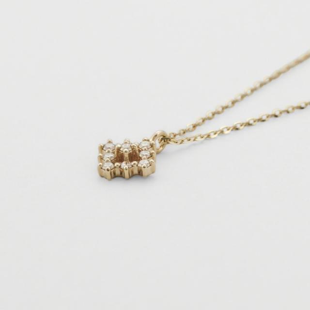 agete アガット　一粒ダイヤネックレス　K10 WEB限定》K10ダイヤモンドネックレス（0.03ct）｜ネックレス