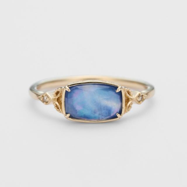 agate アガット サファイア ダイヤモンド ティアラ リング agate アガット サファイア ダイヤモンド ティアラ リング