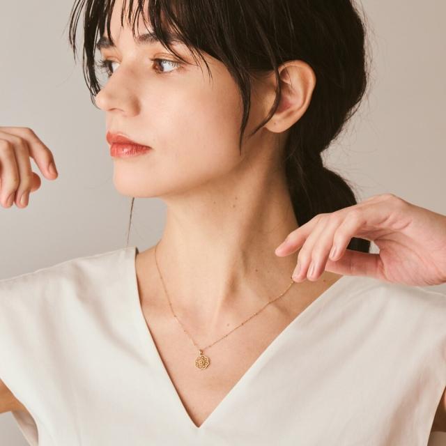 アガット（agete）/K14ダイヤモンドチャーム ネックレス