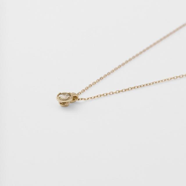 アガット（agete）/K10ダイヤモンドネックレス（0．1ct）_5