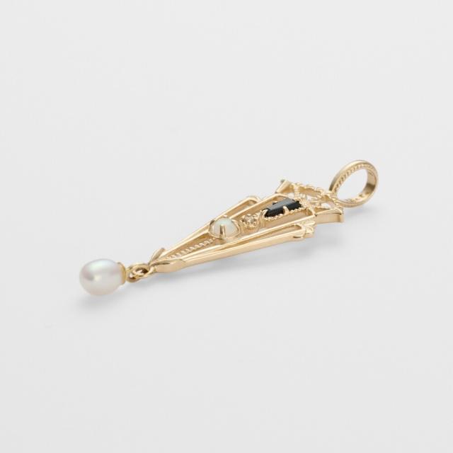 アガット（agete）/K10スピネル／パールチャーム agete アガット k10