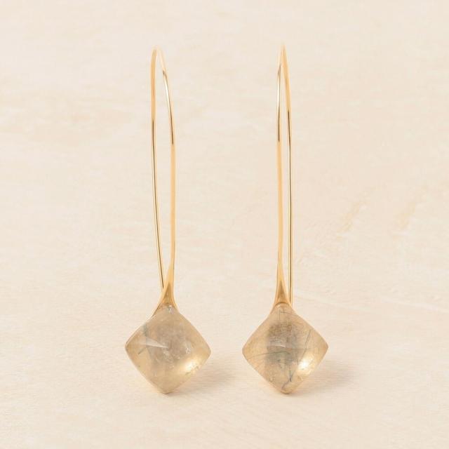 アガット（agete）/K10カラークォーツピアスの通販は 38,610円