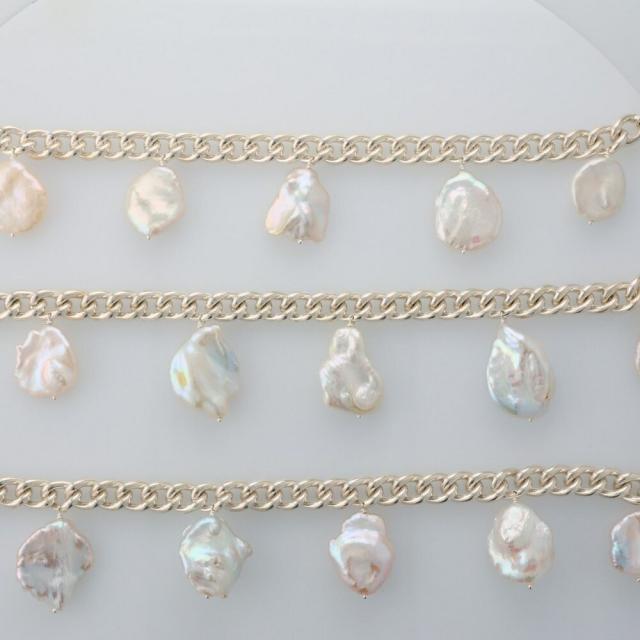 agete アガット パール クリッカーネックレス ゴールドパールネックレス｜ネックレス｜アガット 公式