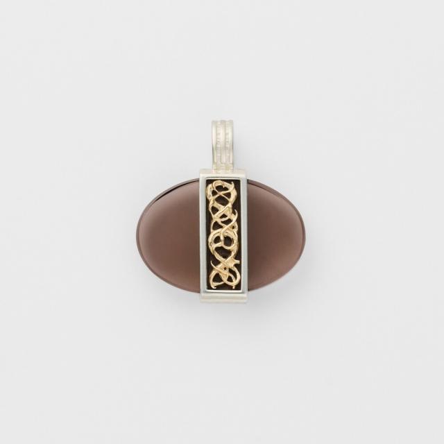 agete スモーキークオーツ リング 12.5号 K10 agete スモーキークオーツ リング 12.5号 K10 agete（リング