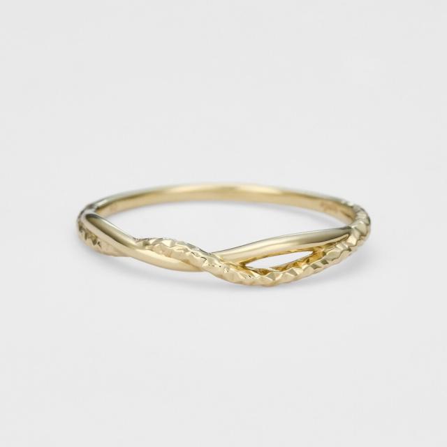 アガット agete K10 フェザーモチーフリング アガット agete K10 フェザーモチーフリング アガット（agete）/K10リング