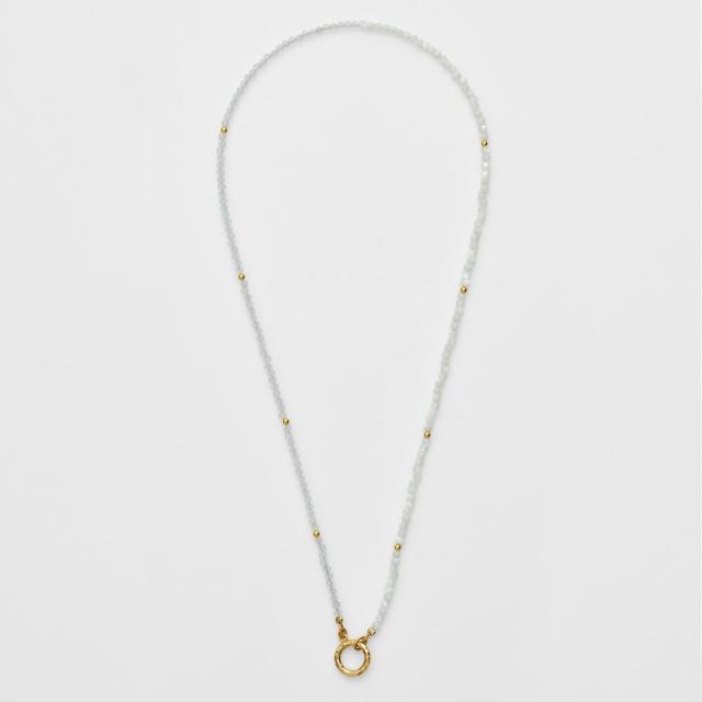 アガット（agete）/ゴールドマルチストーンネックレス