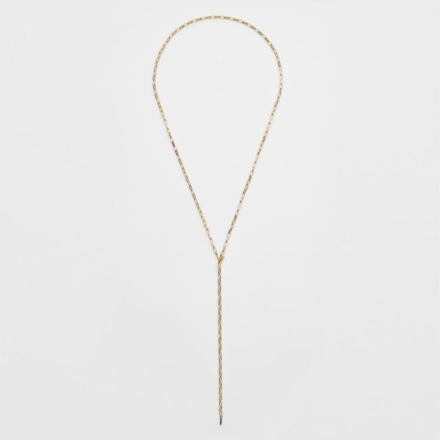 アガット（agete）/ゴールドネックレス（60cm）