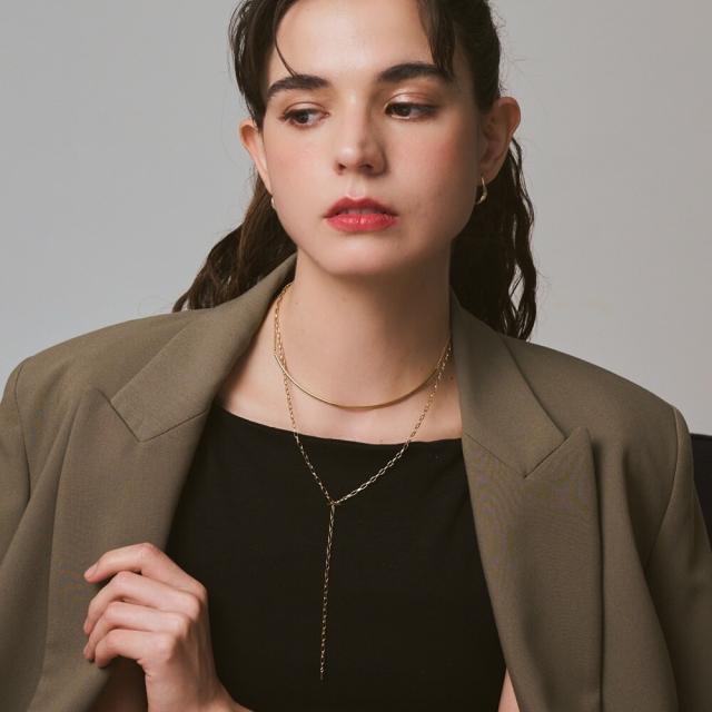 アガットageteゴールドネックレス新品未使用品 agete アガット K18 K10 18金 10金イエローゴールド ダイヤモンド