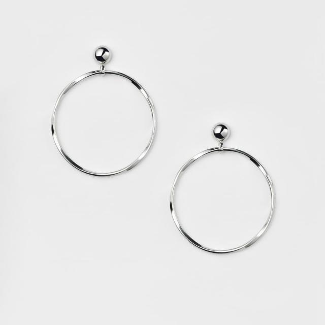 アガット（agete）/シルバーピアス シルバーフープピアス｜ピアス