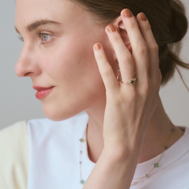 agete アガット ラリマー マルチカラーリング