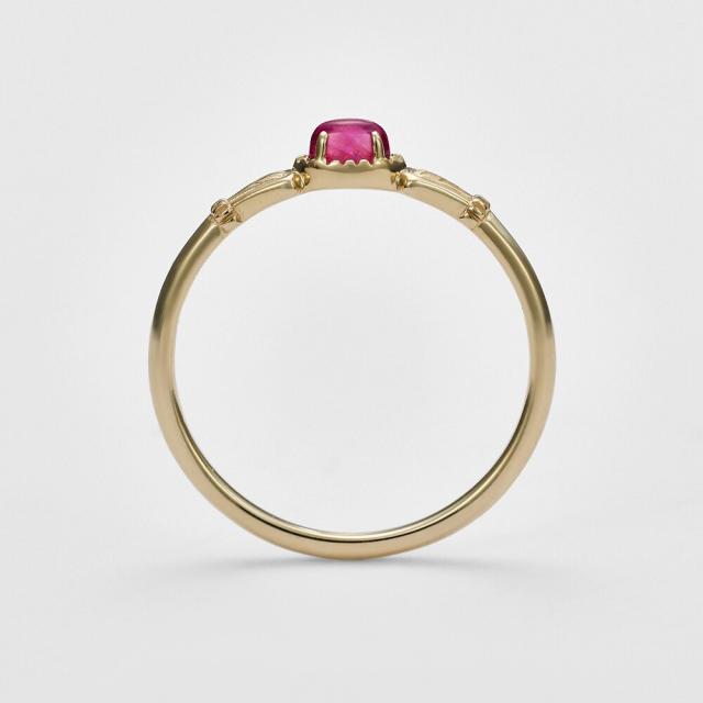 アガット（agete）/K10ルビーリングの通販はau PAY マーケット - Brand