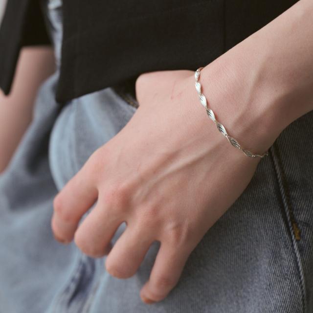 アガット（agete）/シルバーブレスレット(S)の通販はau PAY マーケット