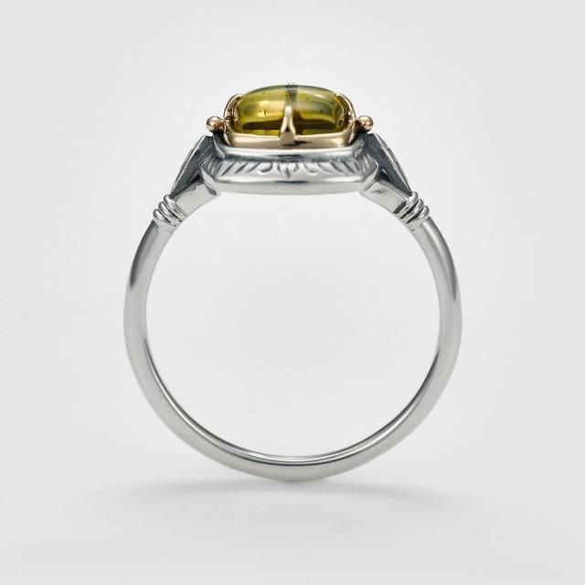 agete アガット K10 ダイヤモンドリング シャンデリア 12.5号 agete