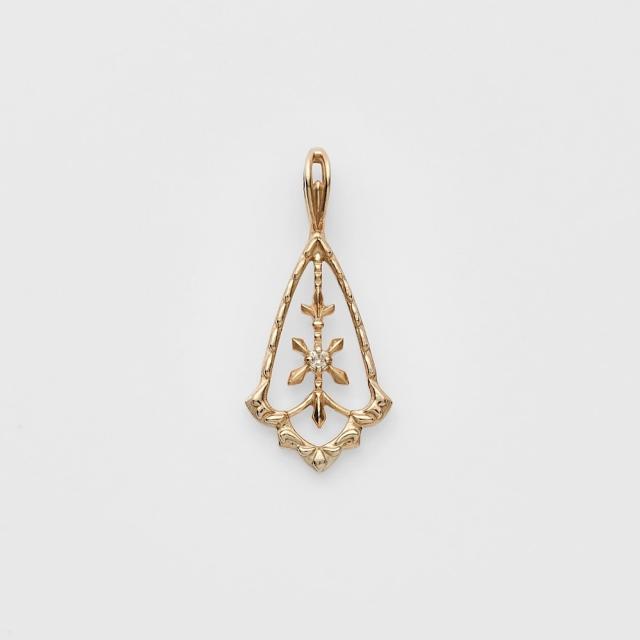 アガット 34周年 タンザナイト ネックレスチャーム アガット 34周年