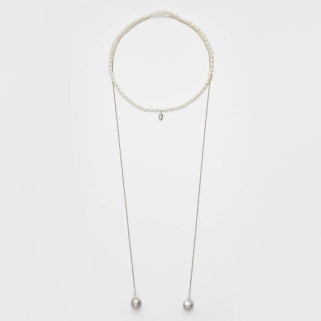 本日のみ値下げ アガット　淡水パールネックレス 3連、4連 本日のみ値下げ アガット 淡水パールネックレス 3連、4連