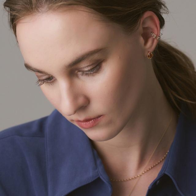 agete】K10 オパール ピアス(両耳) agete】K10 オパール ピアス