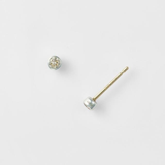 アガット（agete）/シルバー／K10ダイヤモンドピアス（0．06ct）の通販